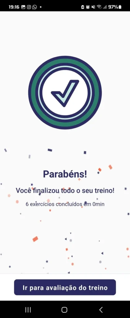 ir para avaliacao cadu 1 Como Realizar Seu Treino no Cadu Fit treino